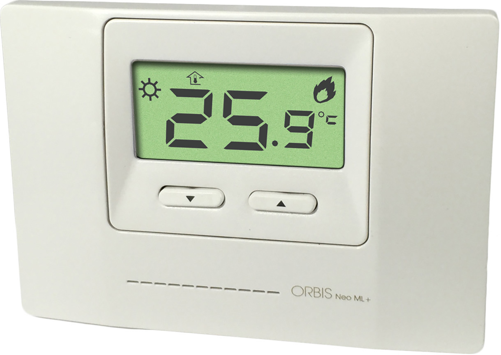 Termostato da parete per ambiante Orbis Clima MLI OB320522, Regolazione  5-30°C, IP20, per