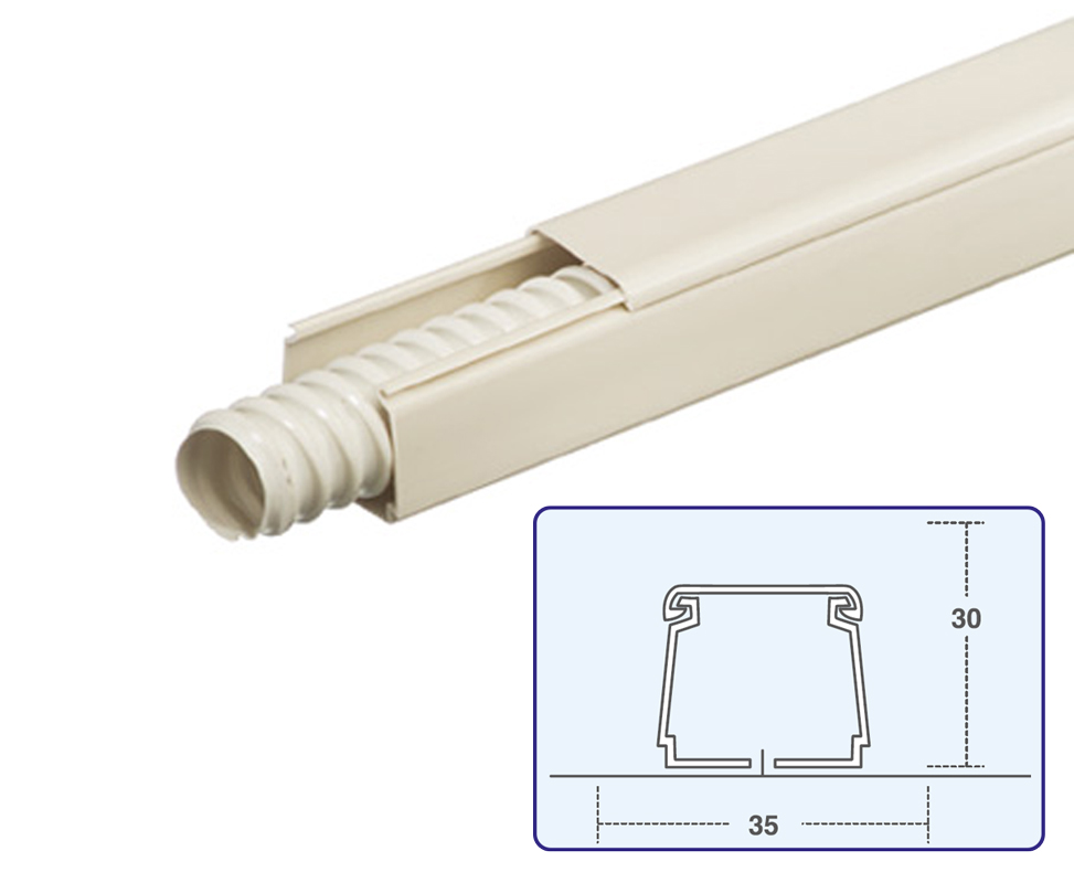 Canalina per climatizzatore da 2 mt 35x30