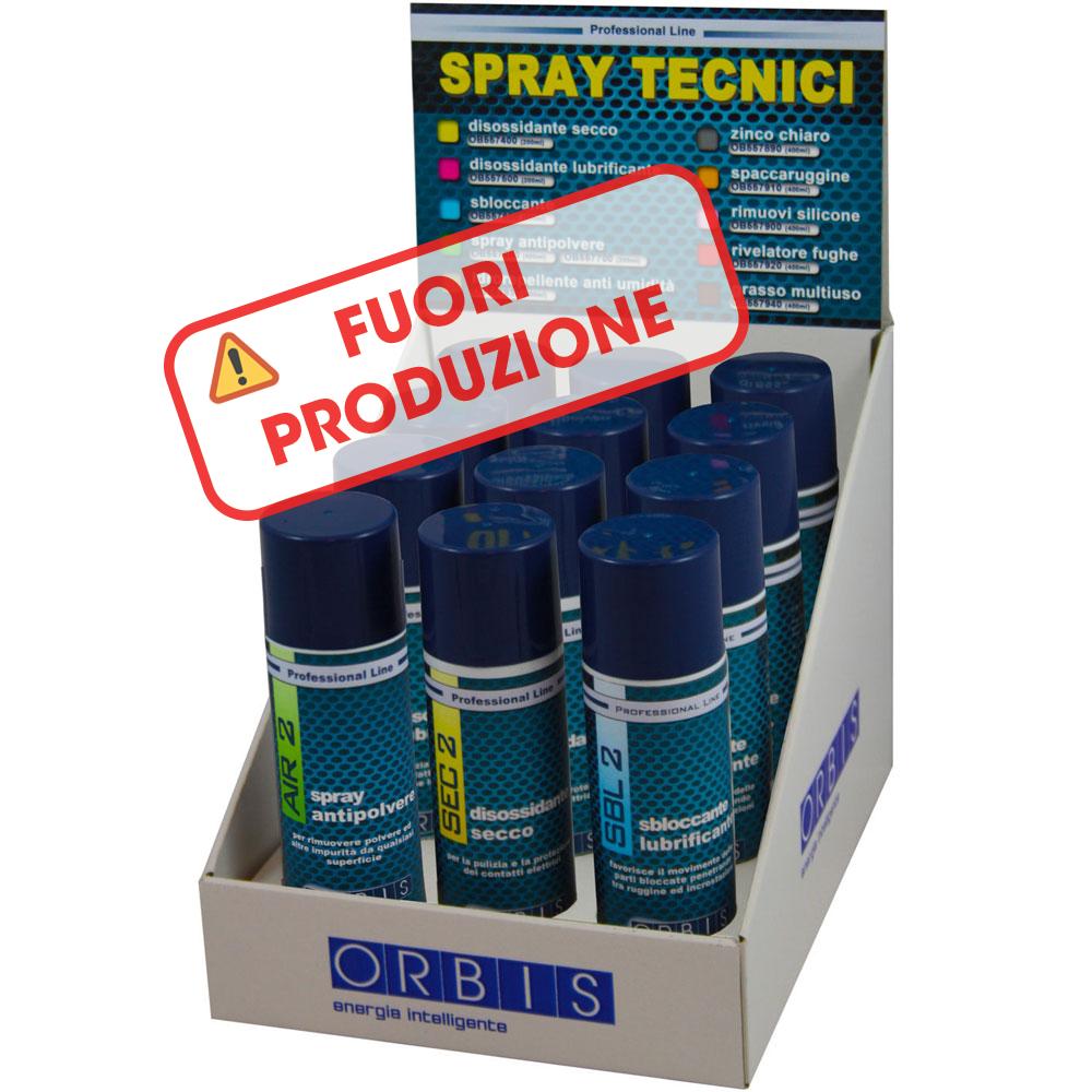 KIT200 A (n°4 AIR 2 + n°4 SEC 2 + n°4 SBL 2), capacità 200 ml - ORBIS  OBKT5500 - Orbis Italia